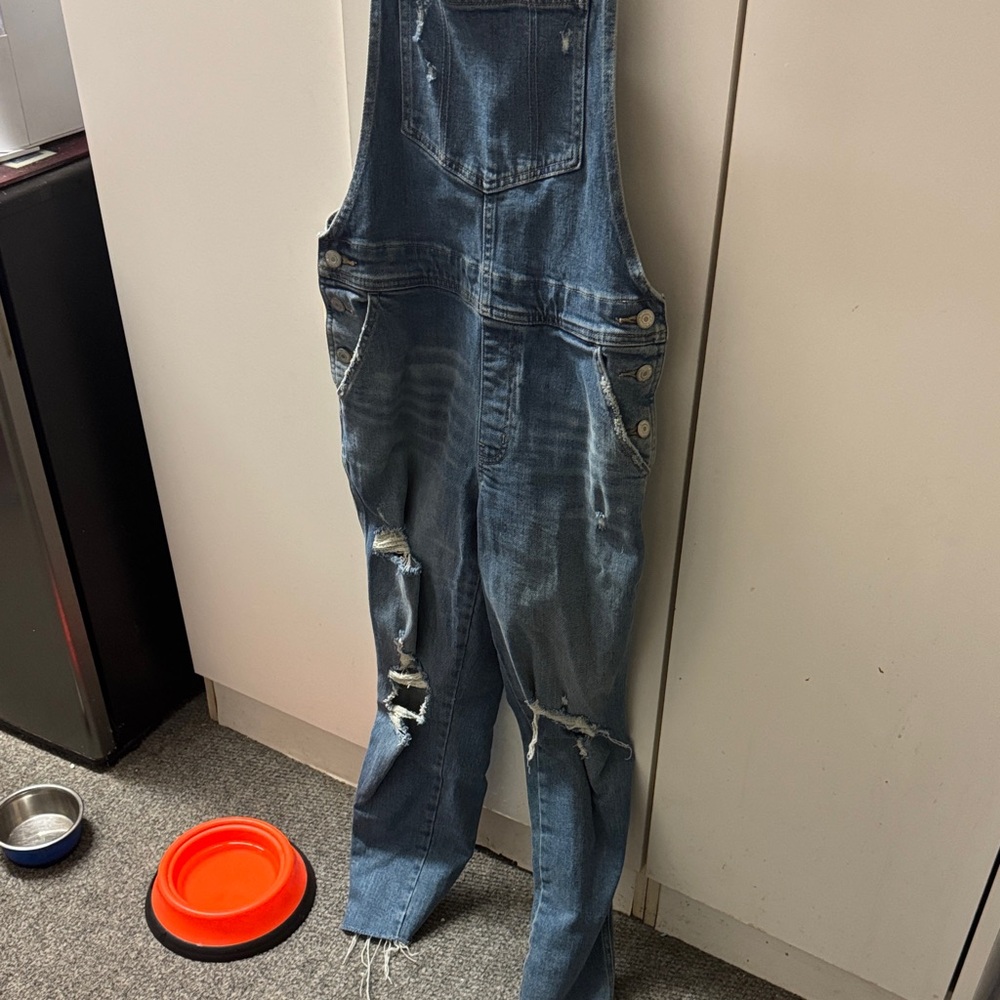 Women’s Blue Denim Overalls